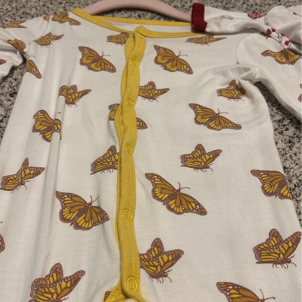 Kyte baby monarch snap footie size 6-12m